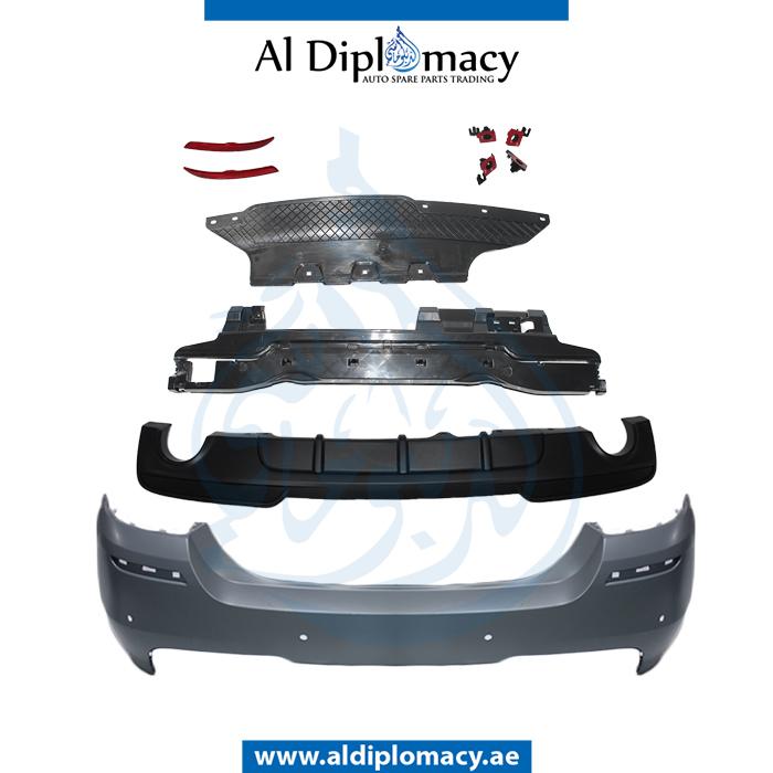 REAR BUMPER WITH SENSOR HOLE M PERFORMANCE TWO SINGLE EXHAUST TYPE