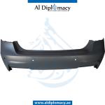 REAR BUMPER WITH SENSOR HOLE DOUBLE EXHAUST TYPE M PERFORMANCE