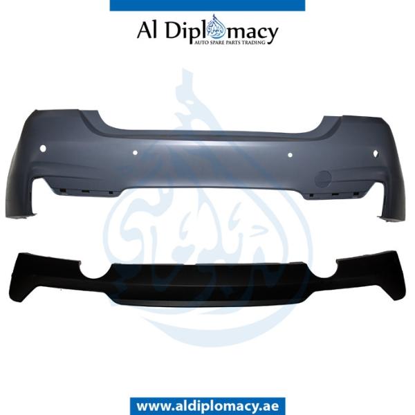 REAR BUMBER WITH SENSOR HOLE M-TEC TWO SINGLE EXHAUST TYPE
