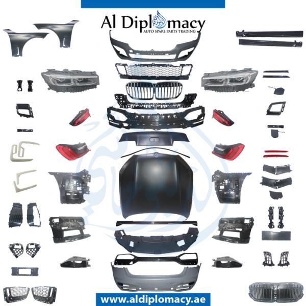 G12 LCI M BODYKIT FIT 2016-UP COMPLET. HOOD FENDERS HEADLIGHT STOPLIGHT FRONT BUMPER REAR BUMPER SIDE SKIRT AND EXHAUST