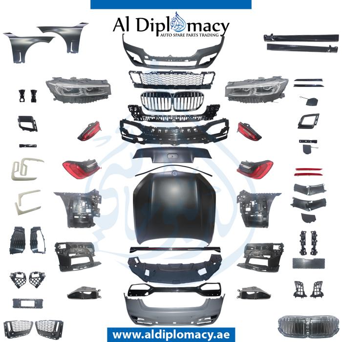 G12 LCI M BODYKIT FIT 2016-UP COMPLET. HOOD FENDERS HEADLIGHT STOPLIGHT FRONT BUMPER REAR BUMPER SIDE SKIRT AND EXHAUST