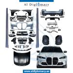 G20 TO G80 M3 WIDE BODYKIT 2019-UP SIDE EXHAUST LOOK COMPLETE FRONT BUMPER REAR BUMPER HOOD FENDER HEADLIGHT SIDE SKIRT AND EXHAUST