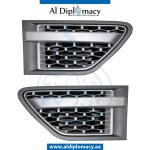 FENDER GRILLE SILVER SET