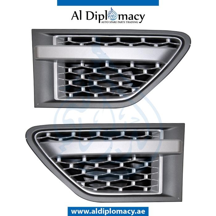 FENDER GRILLE SILVER SET