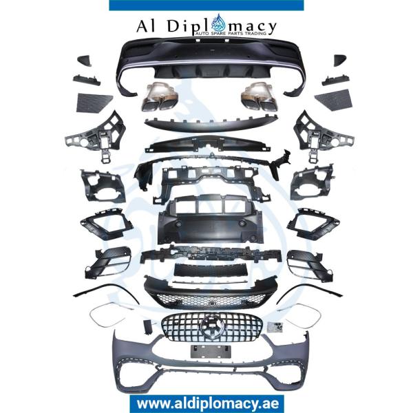 W167 COUPE GLE 63 BODYKIT COMPLETE. FRONT BUMPER REAR DIFFUSER AND EXHAUST