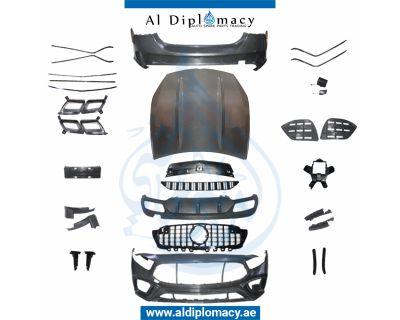 W177 BODYKIT UPGRADE TO A45 AMG COMPLETE. FRONT BUMPER REAR BUMPER GRILLE REAR BUMPER LIP EXHAUST AND HOOD