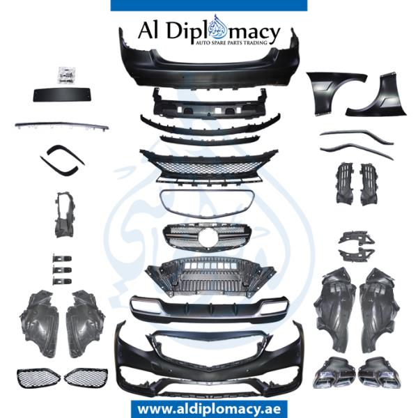W212 E63 BODYKIT 2014 FRONT BUMPER REAR BUMPER FENDER AND SIDE SKIRT