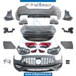 W213 E63 2020 LOOK BODYKIT. FRONT BUMPER REAR BUMPER HEADLIGHT STOPLIGHT TRUNK LID AND EXHAUST