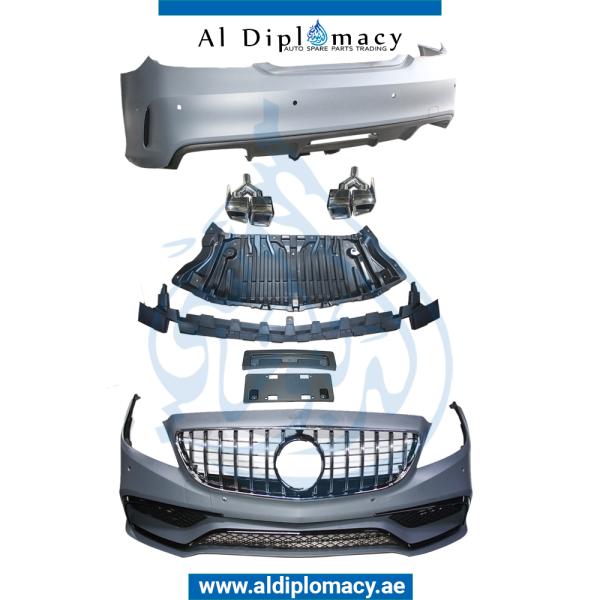W218 CLS63 AMG 2018 LOOK BODYKIT FIT 2011-2018. FRONT BUMPER REAR BUMPER GRILLE AND EXHAUST