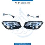 W221 CHANGE TO W222 MAYBACH 2020 BODYKIT. FRONT BUMPER REAR BUMPER HOOD FENDER HEADLIGHT STOPLIGHT TRUNK LID MIRROR AND EXHAUST
