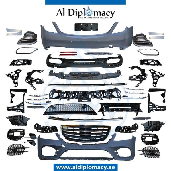 W222 S560 AMG BODYKIT COMPLETE FRONT BUMPER REAR BUMPER GRILLE AND EXHAUST