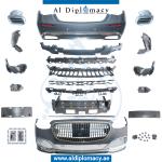 W223 MAYBACH BODYKIT COMPLETE. FRONT BUMPER REAR BUMPER GRILLE EXHAUST