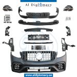 X253 GLC 63 AMG GLC CLASS X253 2018 LOOK FIT 2015-2018. FRONT BUMPER REAR DIFFUSER AND EXHAUST