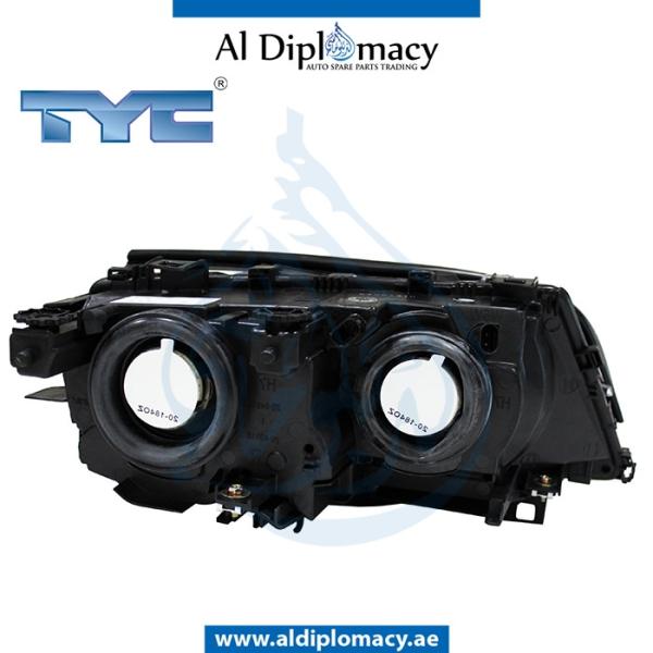HEADLIGHT NORMAL SILVER WITH MOTOR LEFT