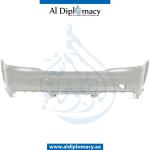 REAR BUMPER WITH SENSOR HOLE EMPTY