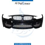 FRONT BUMPER WITH SENSOR AND WIPER HOLE COMPLETE