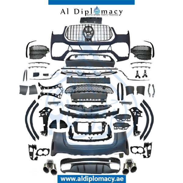 W167 GLE 53 AMG BODYKIT COMPLETE. FRONT BUMPER REAR BUMPER AND EXHAUST