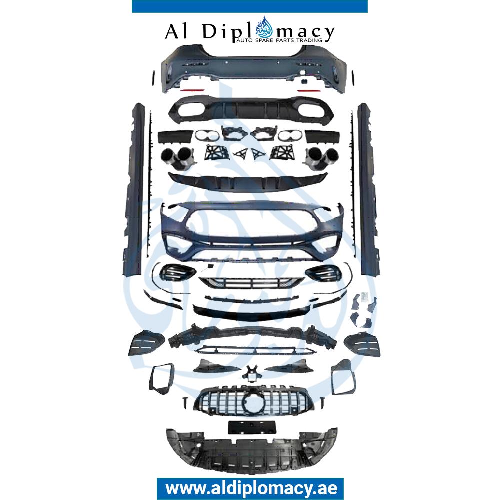 W177 BODYKIT A45 SEDAN 2019 UP COMPLETE. FRONT BUMPER REAR BUMPER SIDE SKIRT GRILLE AND EXHAUST