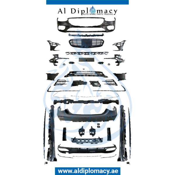 W223 NORMAL AMG BODYKIT 2021 COMPLETE. FRONT BUMPER REAR BUMPER GRILLE SIDE SKIRT AND EXHAUST
