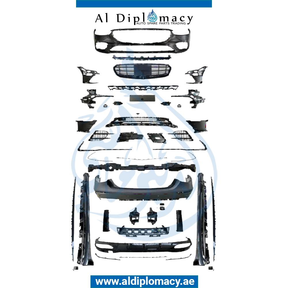 W223 NORMAL AMG BODYKIT 2021 COMPLETE. FRONT BUMPER REAR BUMPER GRILLE SIDE SKIRT AND EXHAUST